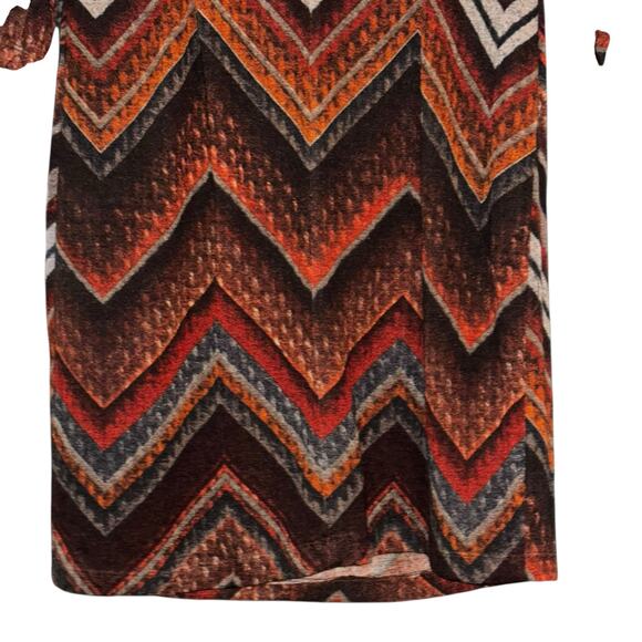 Dress Barn Lightknit Dress 12 NEW WITH TAGS Chevron Print Contemporary Career - Picture 10 of 12